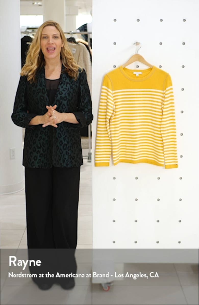 Stripe Crewneck Sweater, sales video thumbnail