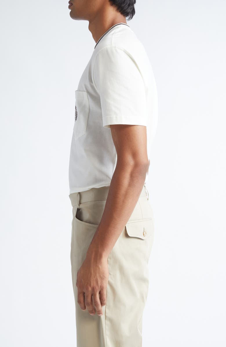 Dolce&Gabbana Embroidered Pocket T-Shirt, Alternate, color, W0001