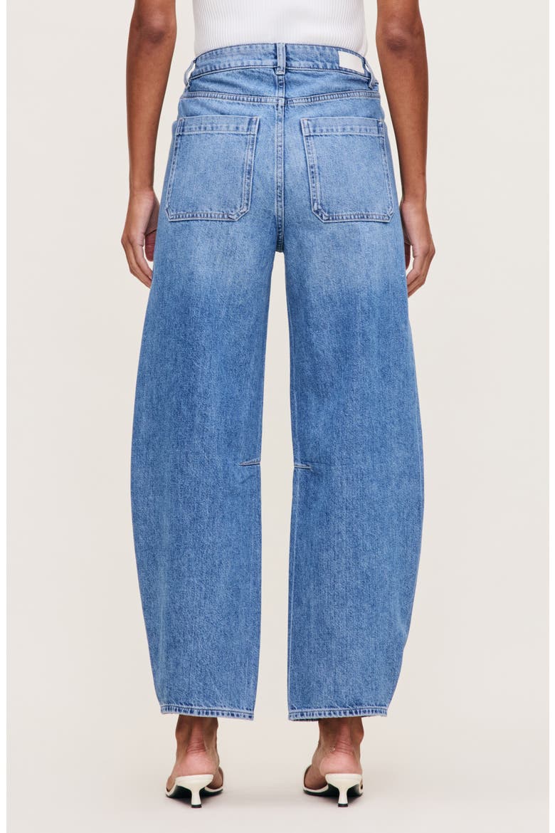Miro High Waist Ankle Barrel Jeans, Alternate, color, MEADOW LAKE