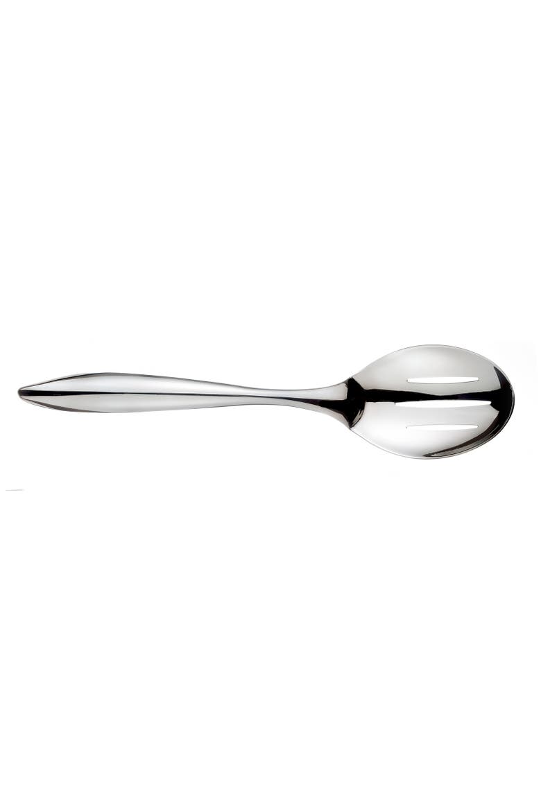 Stainless Steel Mini Tempo Slotted Serving Spoon, Alternate, color, Silver
