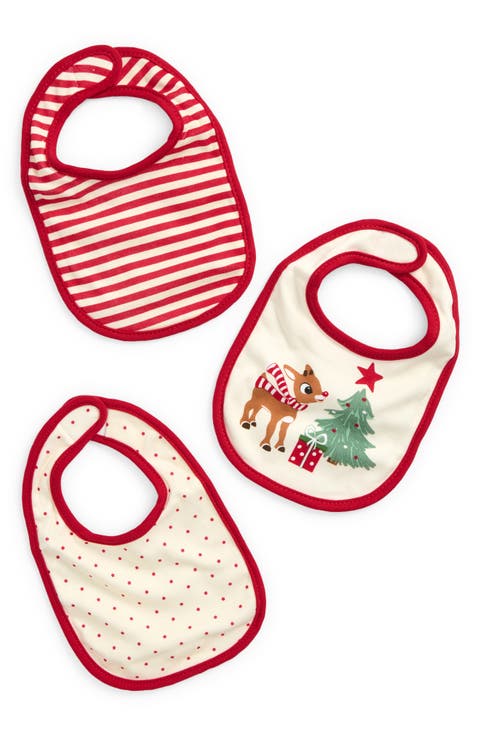 3-Pack Holiday Bibs