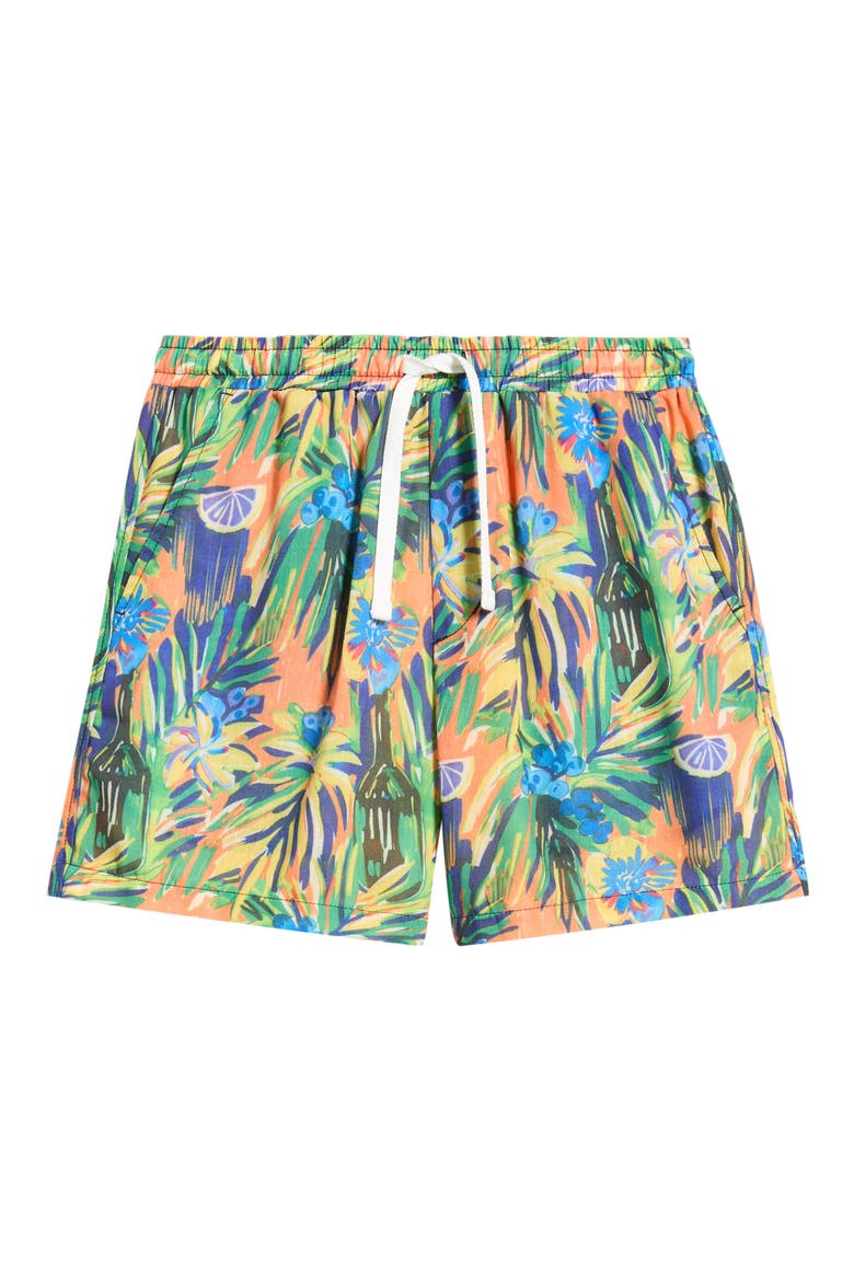 Palm Shorts, Alternate, color, YELLOW
