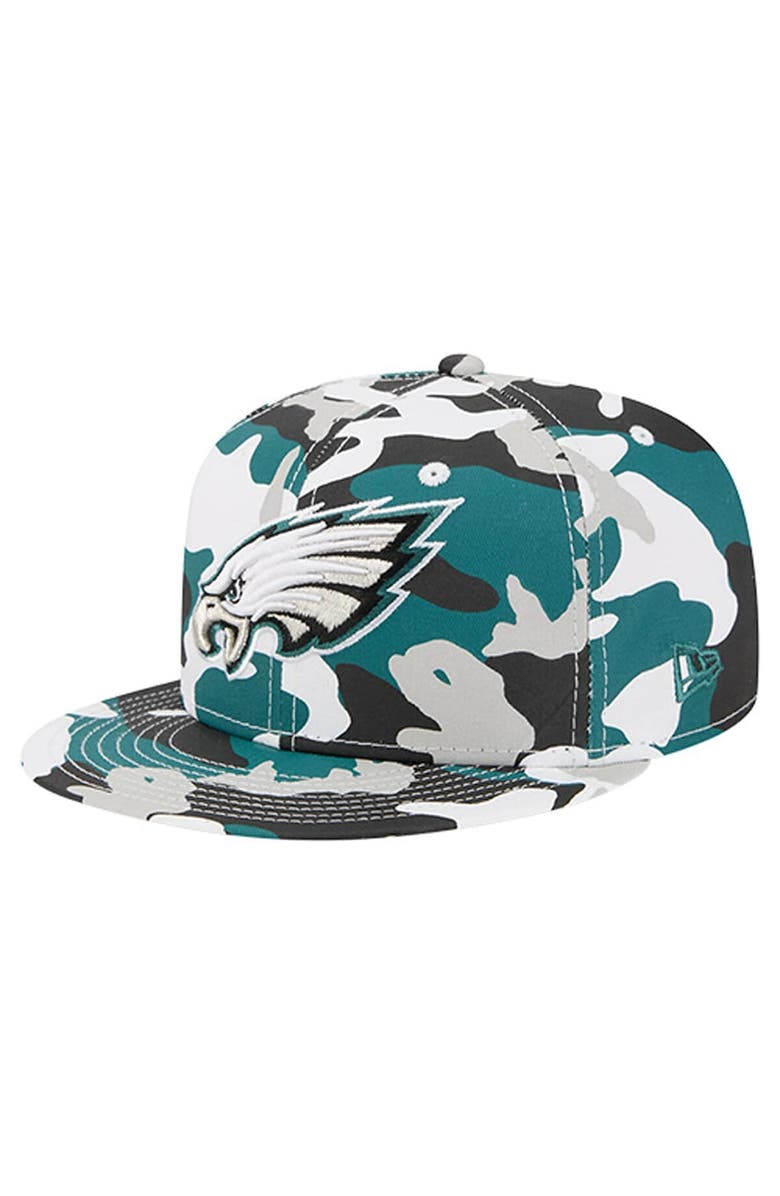 New Era Men
s New Era  Midnight Green/Black Philadelphia Eagles 59FIFTY Fitted Hat, Main, color, Green
