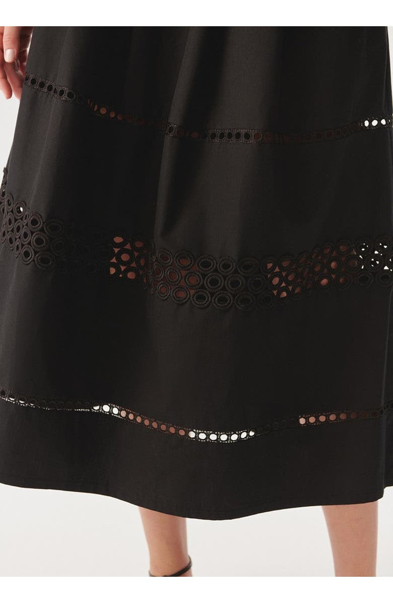 Exquise Sydney Midi Skirt, Alternate, color, Black