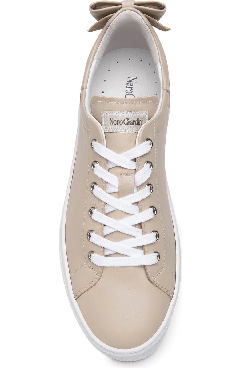 NeroGiardini Bow Platform Skate Sneaker, Alternate, color,