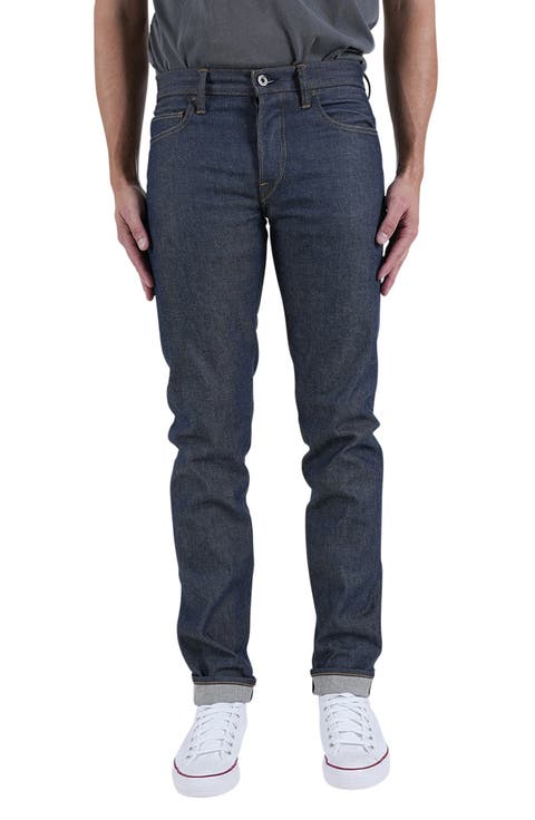 Pen Slim 12.5-Ounce Natural Slub Jeans