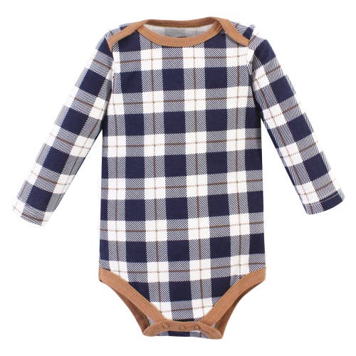 Hudson Baby Cotton Long-sleeve Bodysuits 3-pack In Multi