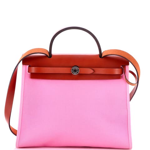 Herbag Zip Leather and Toile 31