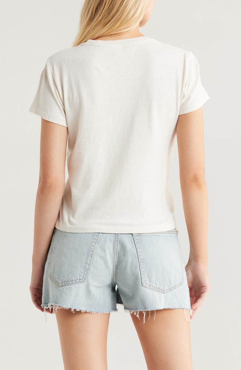 Re/Done What's Your Sign Club Cotton Graphic T-Shirt, Alternate, color, Vintage White