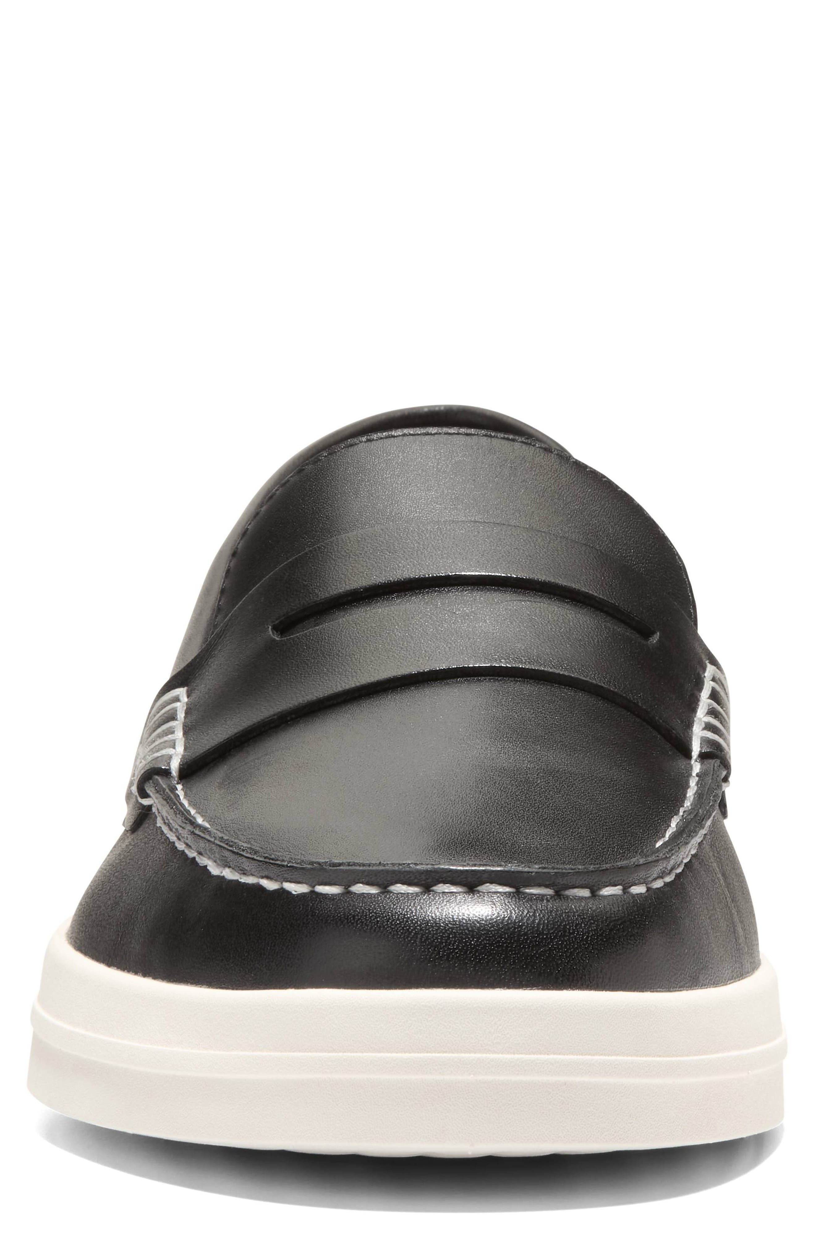 Cole Haan Nantucket Penny Loafer Sneaker, Alternate, color, Black / Ivory
