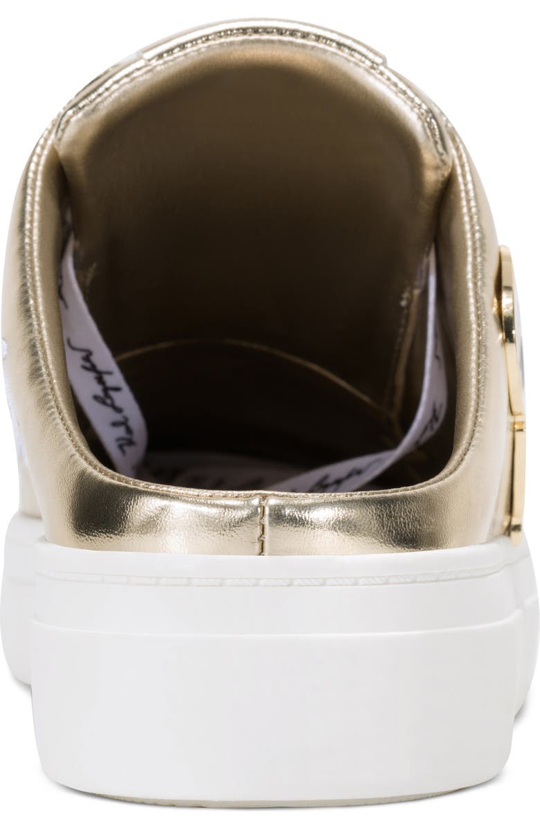 KARL LAGERFELD PARIS Cambria Platform Mule Sneaker, Alternate, color, White Gold