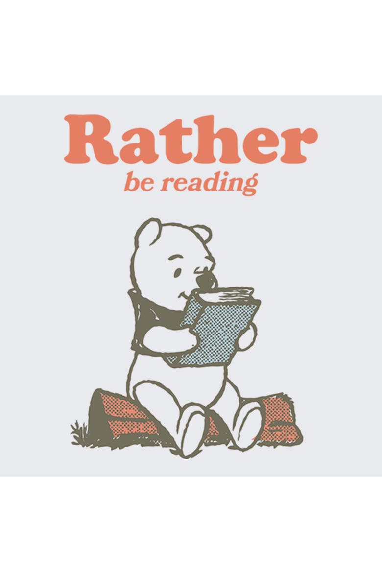 Junior's Rather Be Reading Tank Top, Alternate, color, White