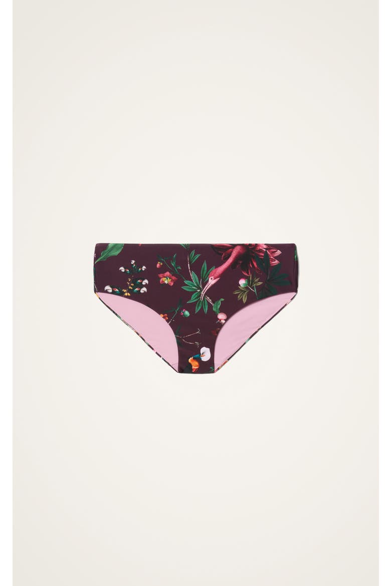 Boy Brief, Alternate, color, Zooflora Mini Bordeaux