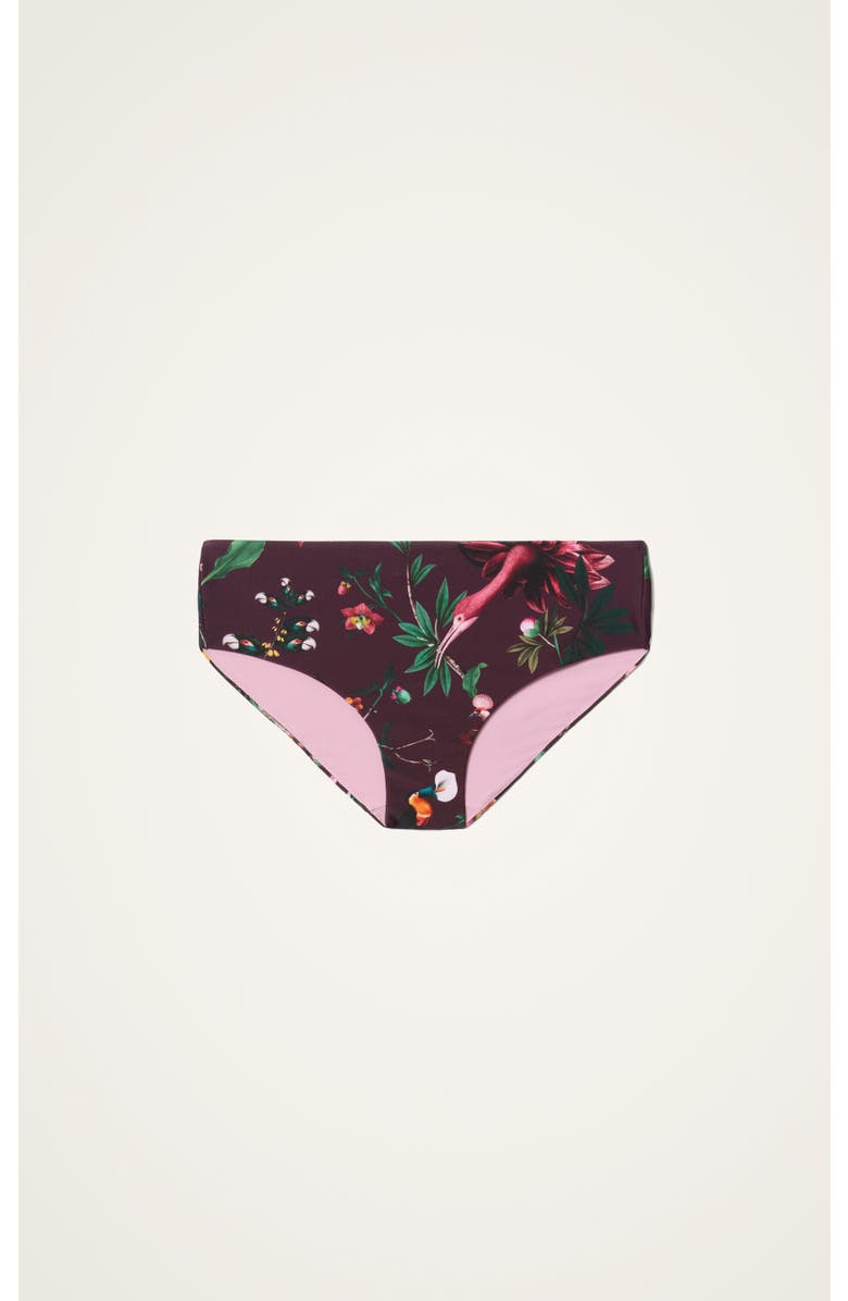 La DoubleJ Boy Brief, Alternate, color, Zooflora Mini Bordeaux