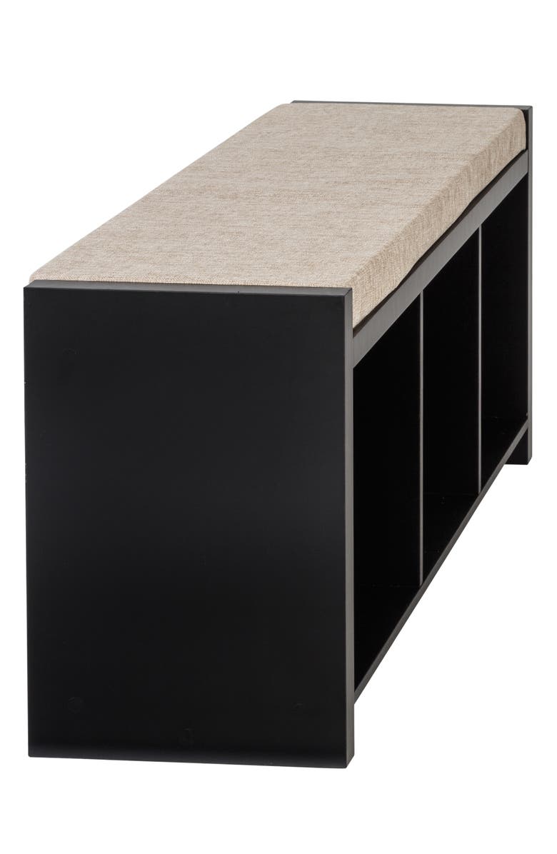 HONEY-CAN-DO 3-Cube Storage Bench, Alternate, color,
