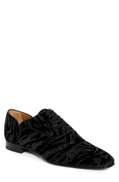 Christian Louboutin Greggy Chick Cap Toe Oxford In Black