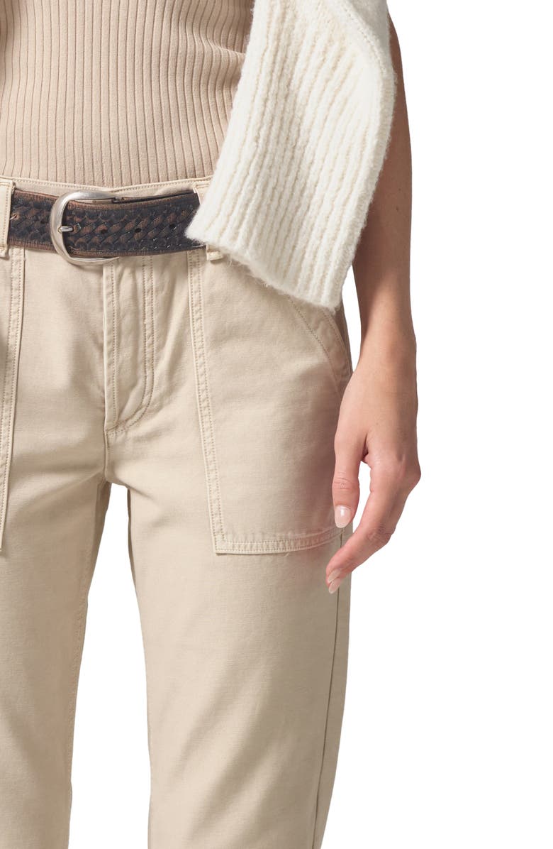 Citizens of Humanity Leah Sateen Cargo Pants, Alternate, color, Taos Sand