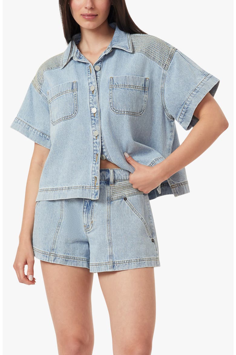 Relaxed Fit Shirt, Alternate, color, ATLANTIC