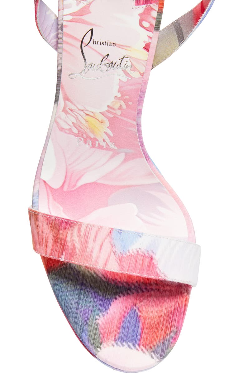 Christian Louboutin Miss Z Queen Slingback Pump, Alternate, color, Pink Multi