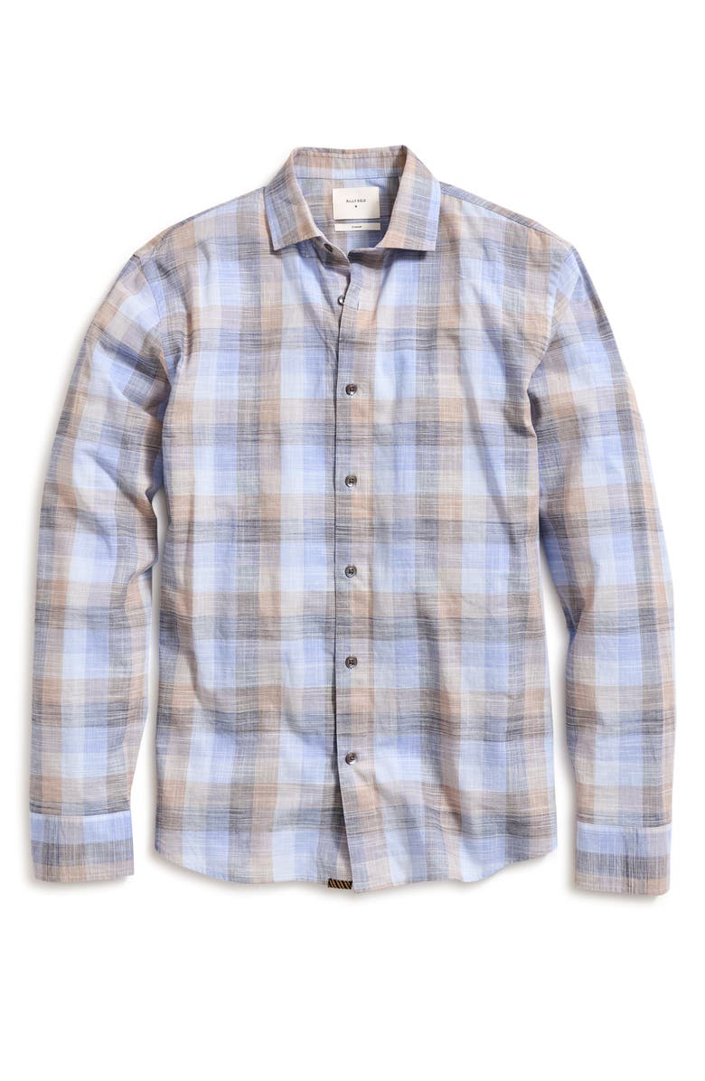 Billy Reid Hutcheson Standard Fit Check Cotton Button-Up Shirt, Main, color, Multi