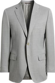Canali Siena Regular Fit Impeccable Super 130s Wool Suit Jacket