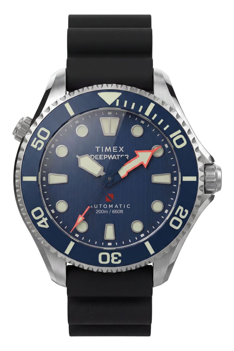 Deepwater Meridian Automatic Bracelet Watch, 41mm, Main, color, BLACK