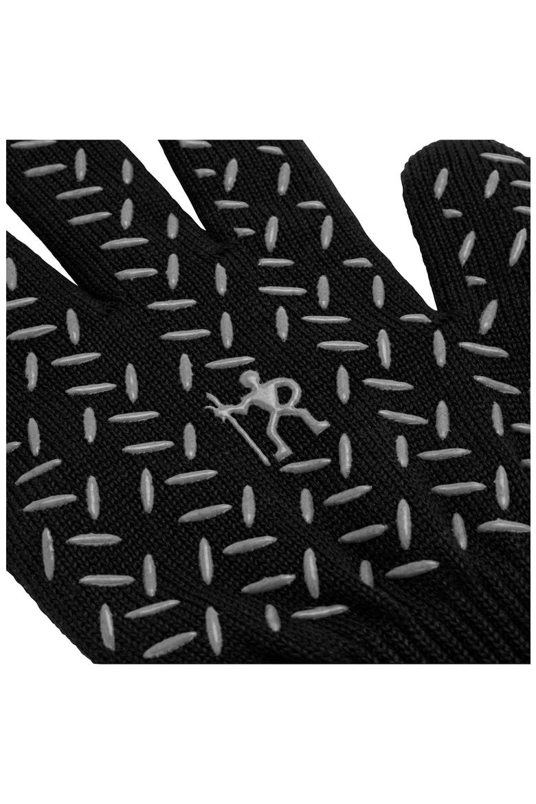 BBQ Heat Resistant Glove, Alternate, color, STAINLESS STEEL
