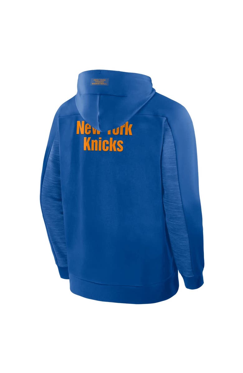 FANATICS Men's Fanatics Blue New York Knicks Back Door Cut Play Defender Full-Zip Hoodie, Alternate, color, Blue