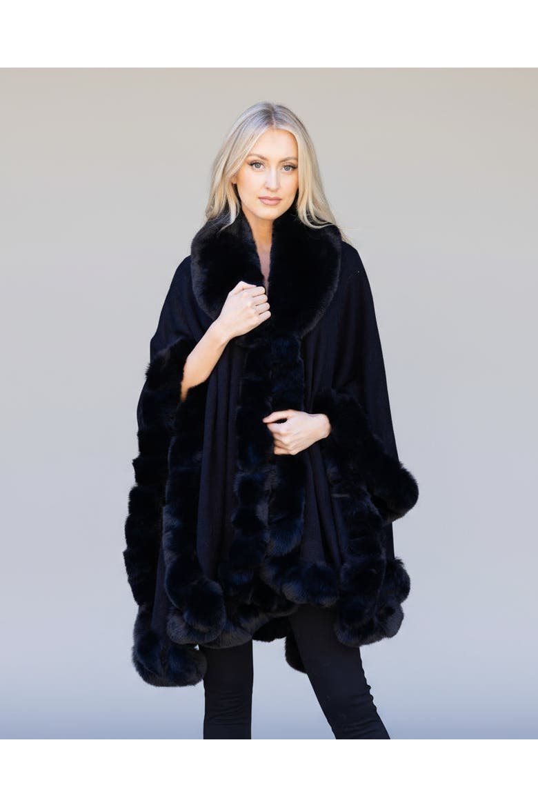 Julia Poncho Cape, Main, color, Black