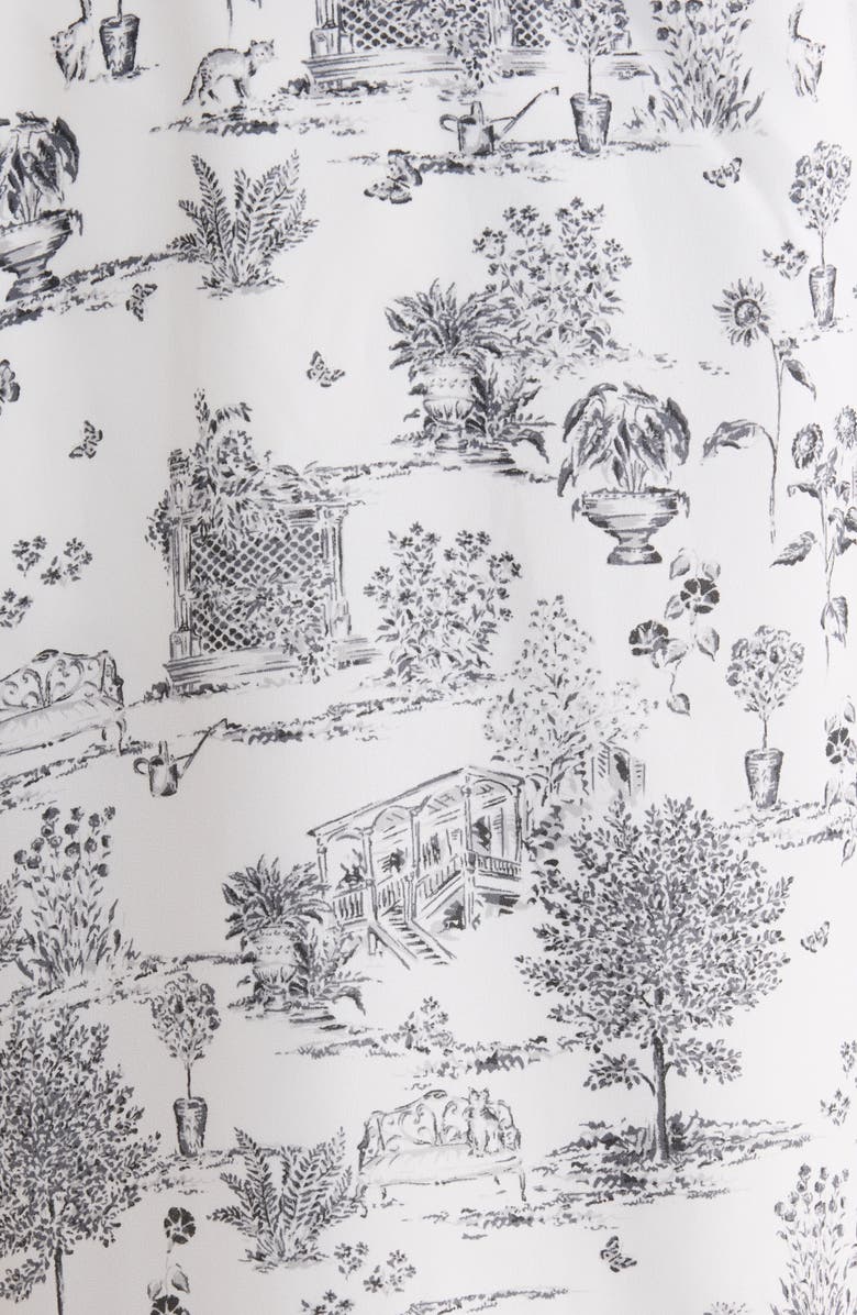 SUGARLIPS Renzo Toile Mulvane Wide Leg Pants Curve, Alternate, color, Grey-Black