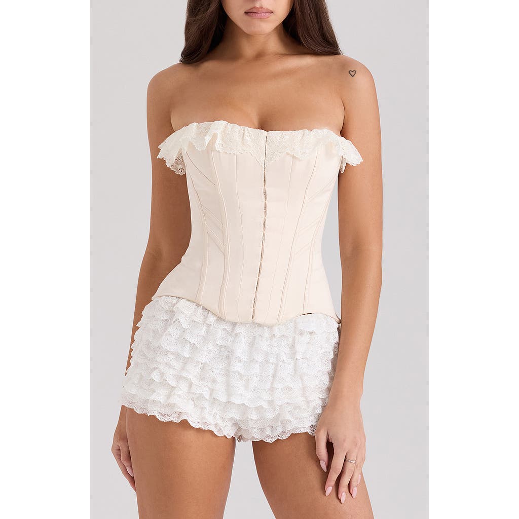 HOUSE OF CB HOUSE OF CB IDELLA STRAPLESS CORSET TOP