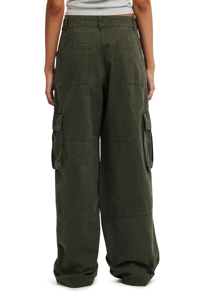 Women's Benny Cargo Pant, Alternate, color, Dark Washed Green