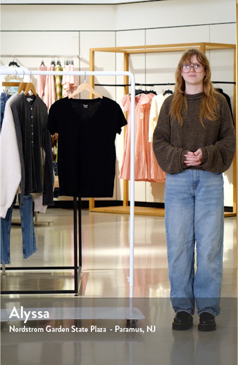 Whisper Cotton V-Neck T-Shirt, sales video thumbnail