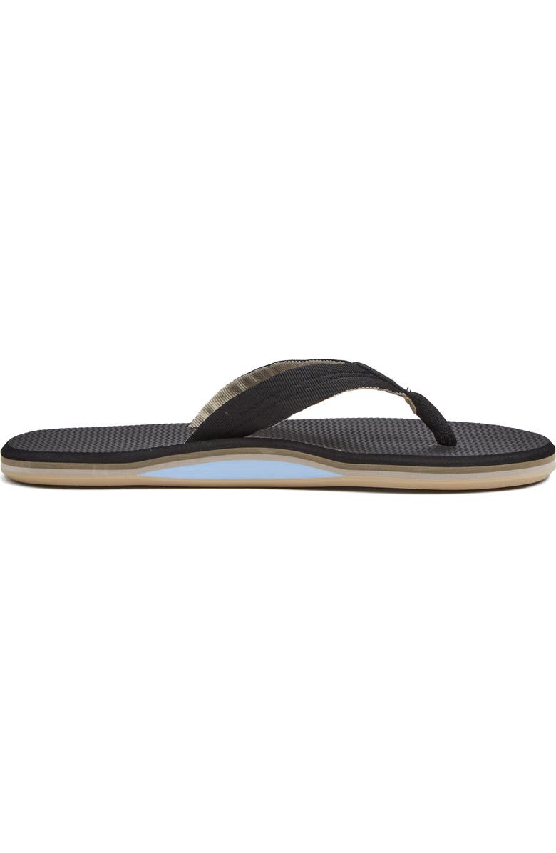 hari mari Dunes Waterproof Flip Flop, Alternate, color, Black