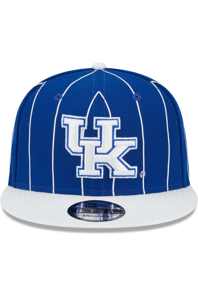 Men's New Era Royal/White Kentucky Wildcats Vintage 9FIFTY Snapback Hat, Alternate, color, Royal