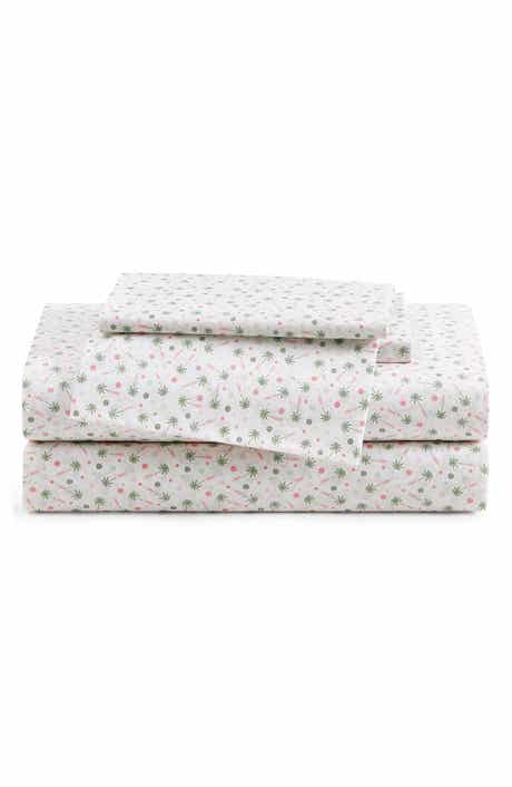 Tommy Bahama Pickleball Palm 200 Thread Count Cotton Percale Sheet Set