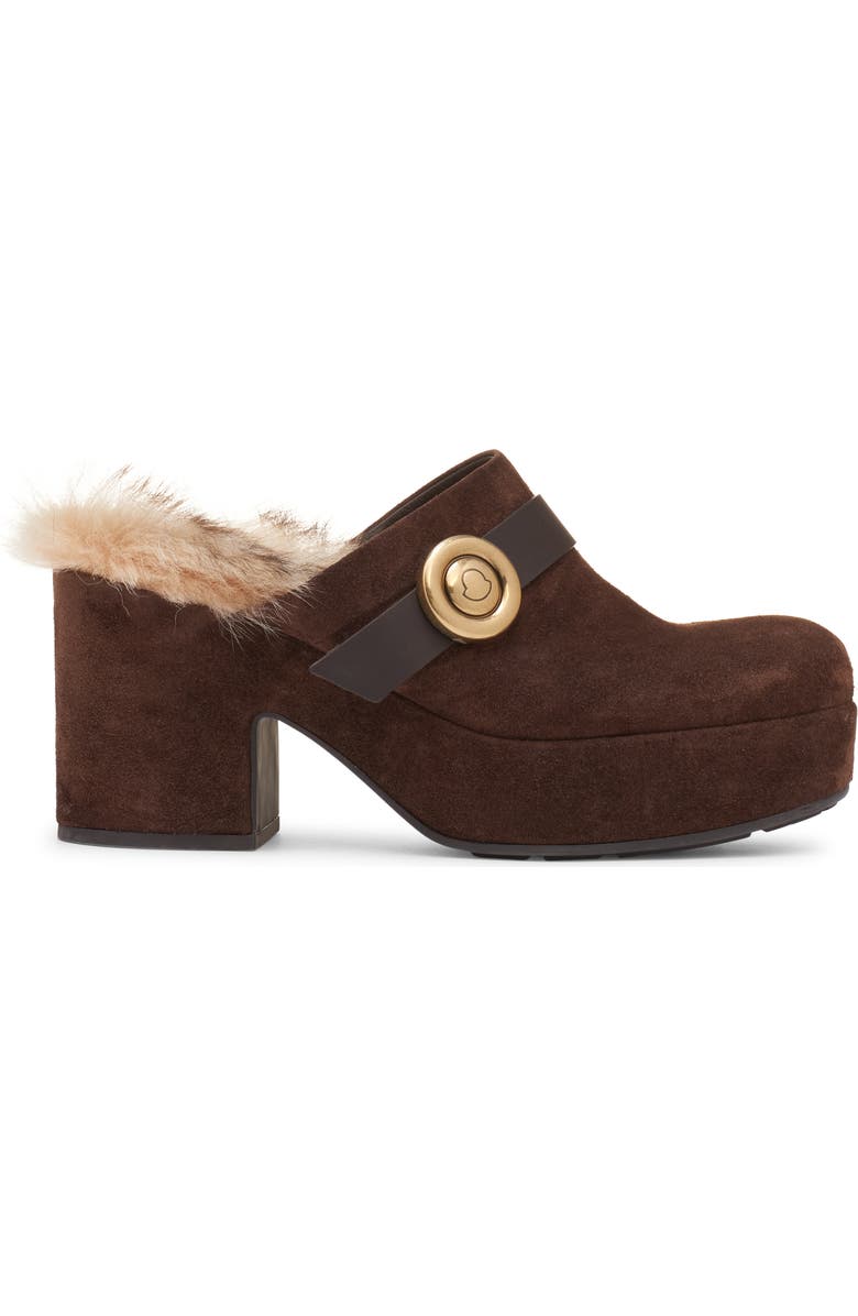 Moncler Amalia Mule, Alternate, color, Espresso Bean