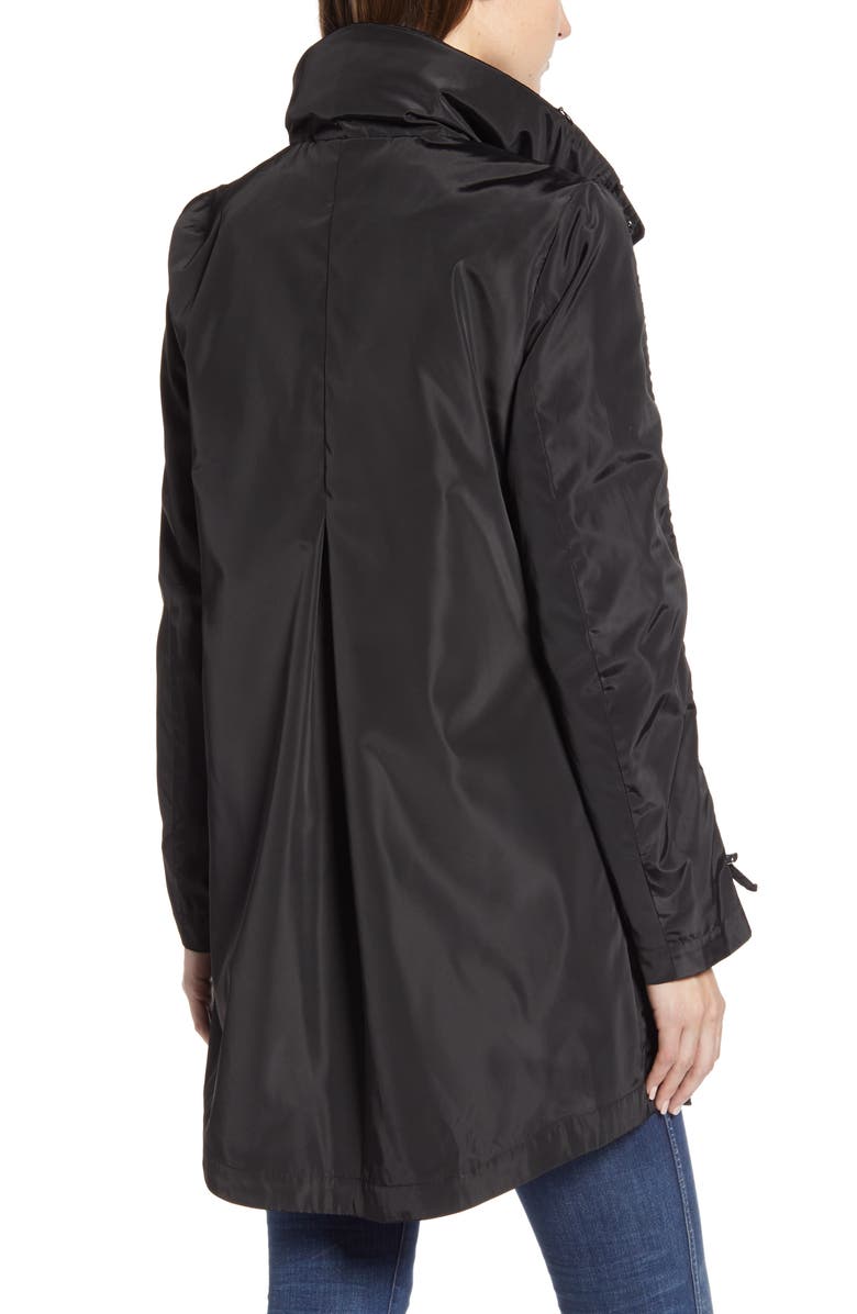 Via Spiga Packable Hooded Raincoat, Alternate, color,