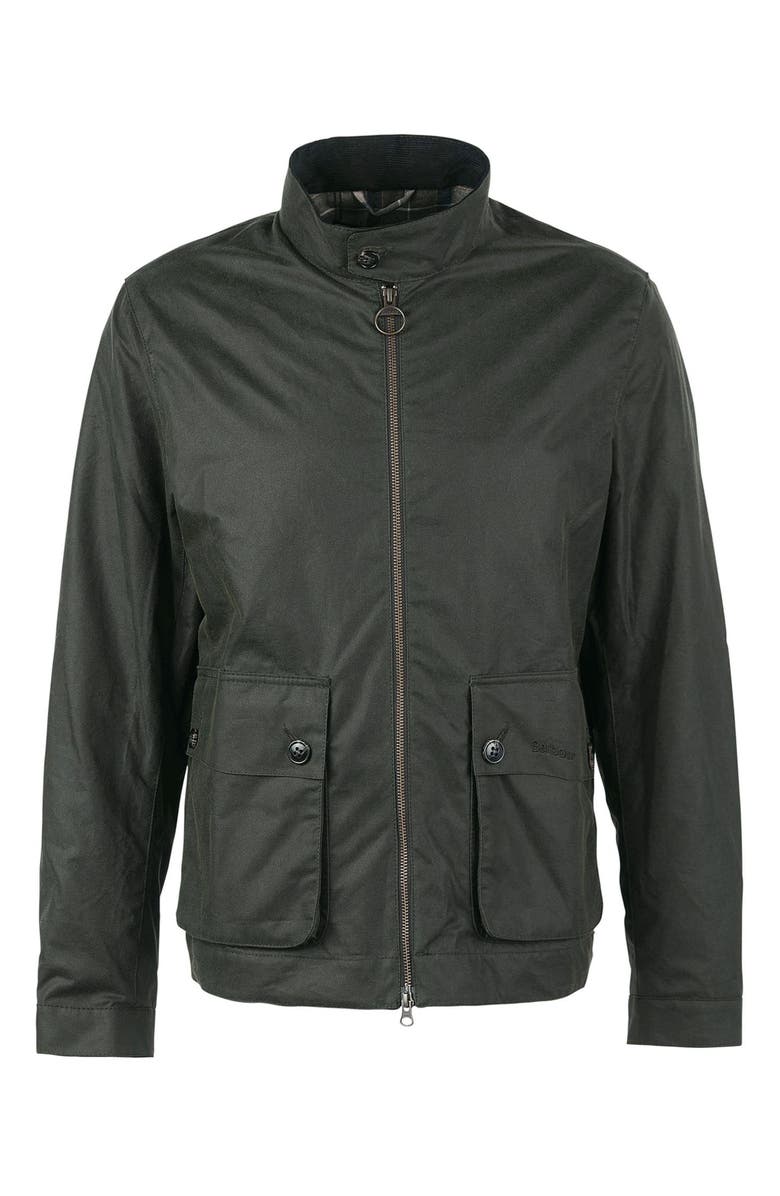 Barbour Harton Waxed Cotton Jacket, Alternate, color, 