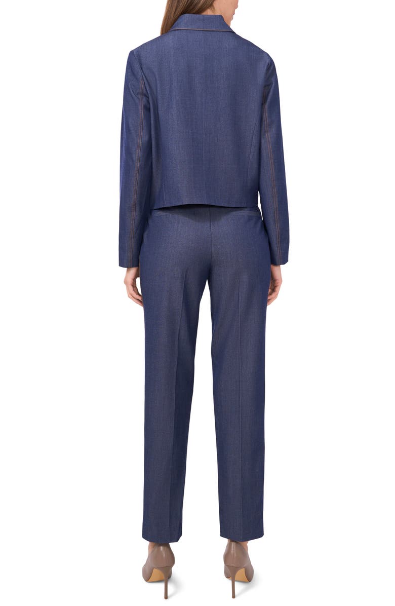 Halogen<sup>®</sup> Crop Clean Placket Jacket, Alternate, color, Classic Navy