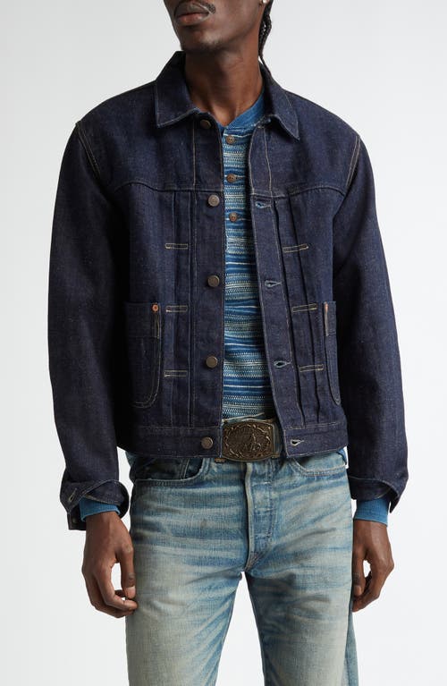 Double Rl Railroad Embroidered Denim Jacket