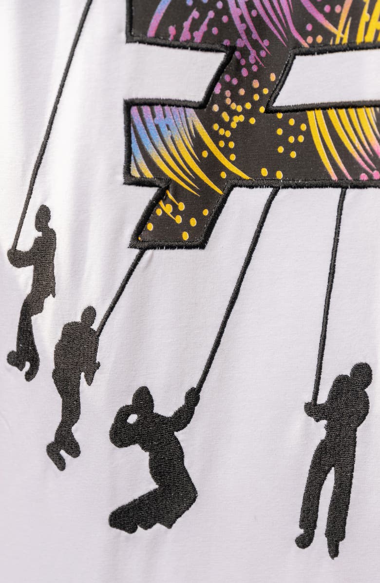 Maceoo Village Cotton Stretch Graphic T-Shirt, Alternate, color, 