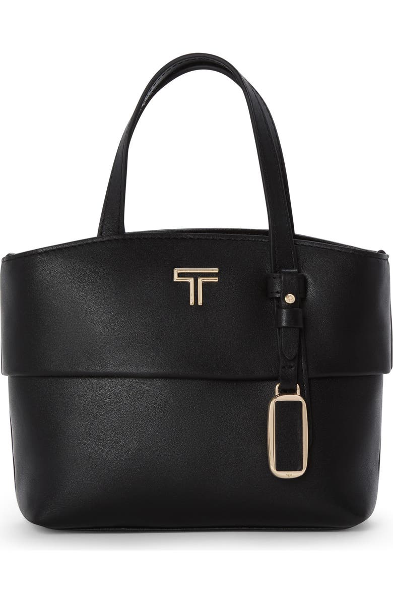 TUMI Voyageur Mia Mini Tote Bag, Alternate, color, Black/ Light Gold