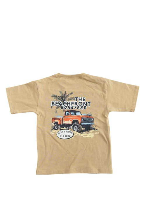 Charlie Lou Baby® Baby Boy's Beachfront Boneyard Skater T-Shirt in Beige  product
