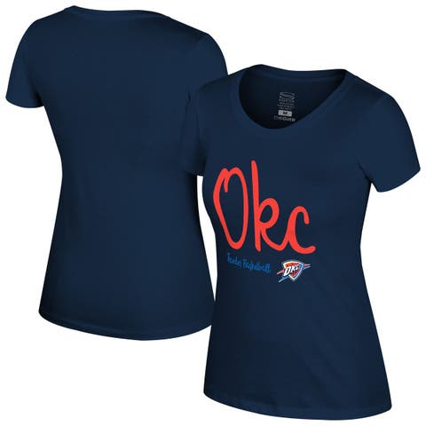 Women's Stadium Essentials  Navy Oklahoma City Thunder 3rd Quarter T-Shirt