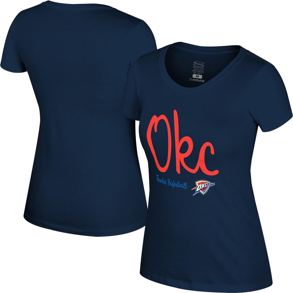 Stadium Essentials Navy Oklahoma City Thunder 3rd Quarter T-shirt In Blue