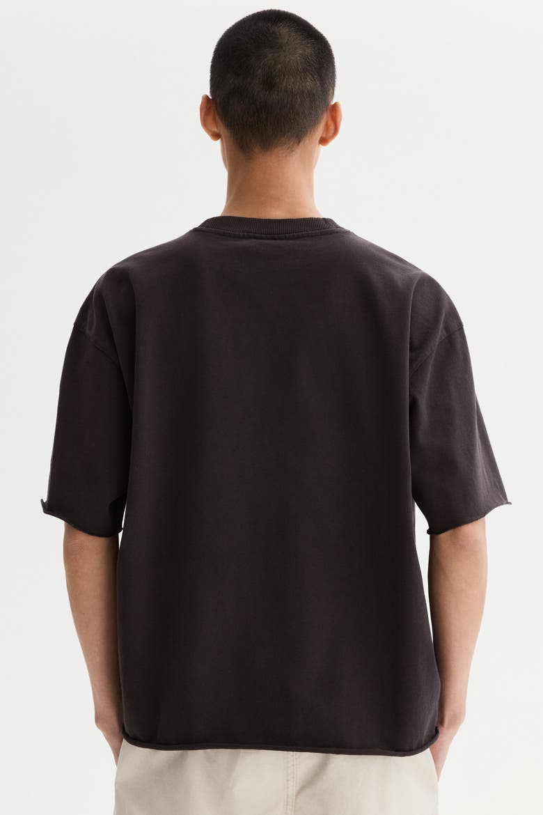 Oversized Fit Boxy-style T-shirt, Alternate, color, Black
