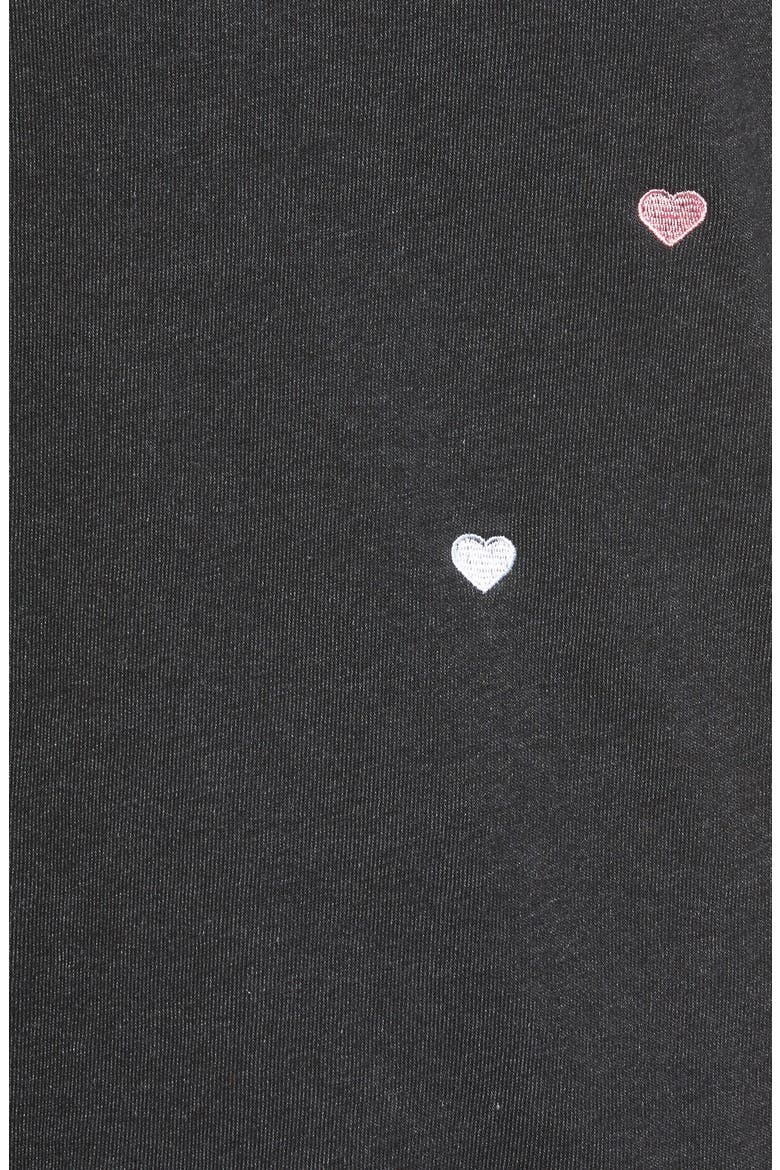 Sommers Sweater - Heart Embroidered Pullover, Alternate, color, CLEAN BLACK
