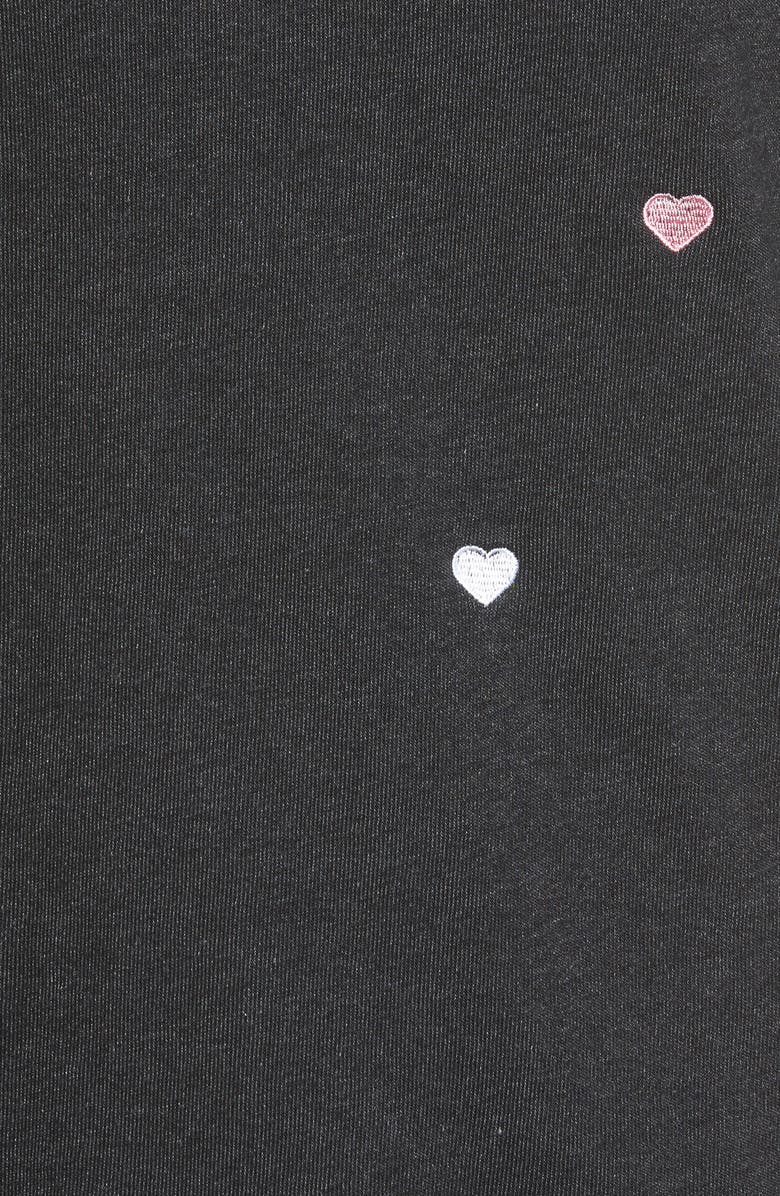 Wildfox Sommers Sweater - Heart Embroidered Pullover, Alternate, color,