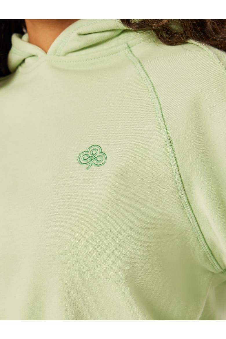 Be The Moment Cropped Hoodie, Alternate, color, Matcha